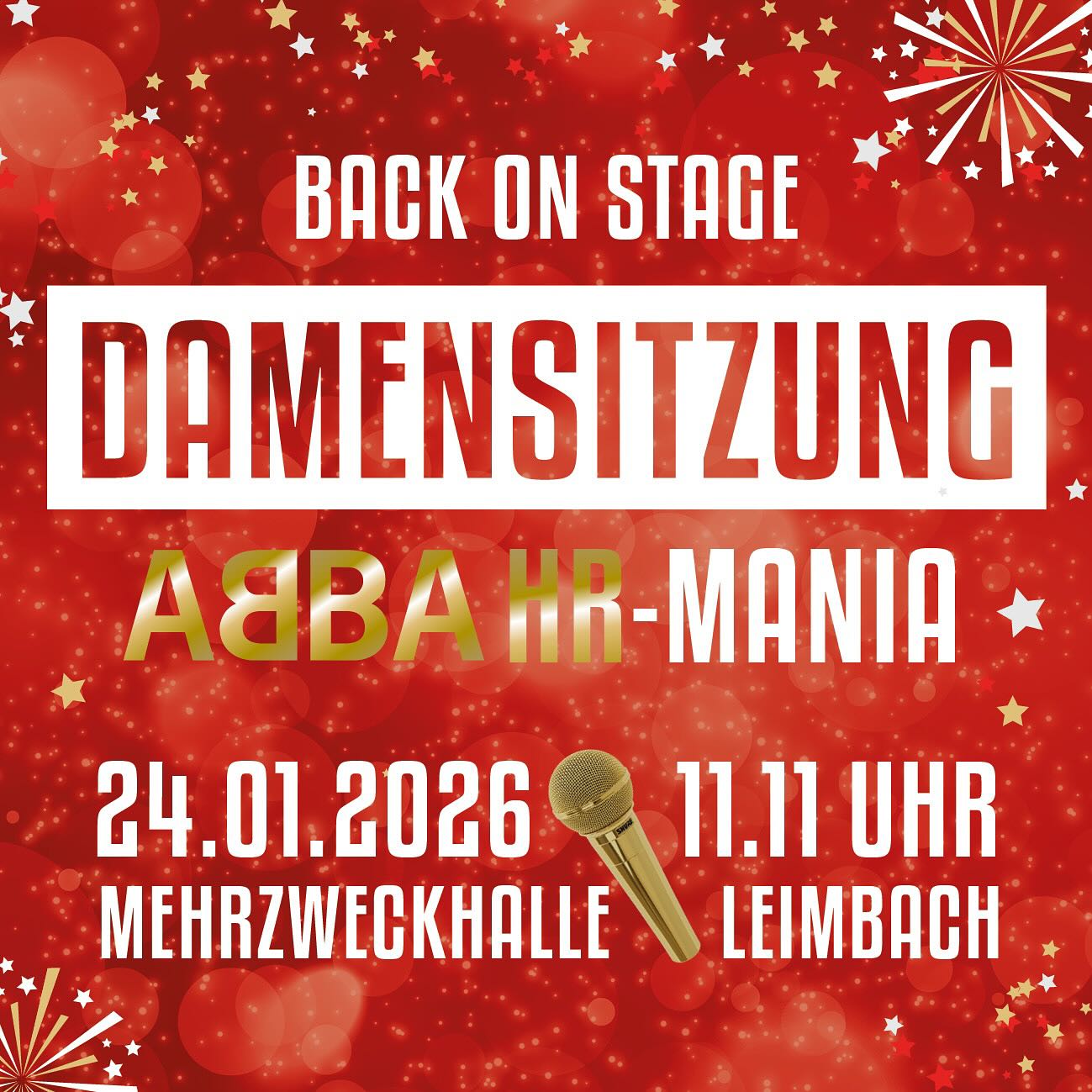 Flyer Damensitzung Leimbach 2026